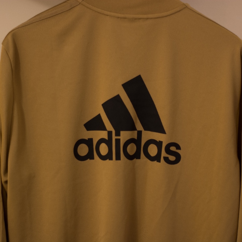 Gold/Brown Vintage Adidas Soccer Jacket